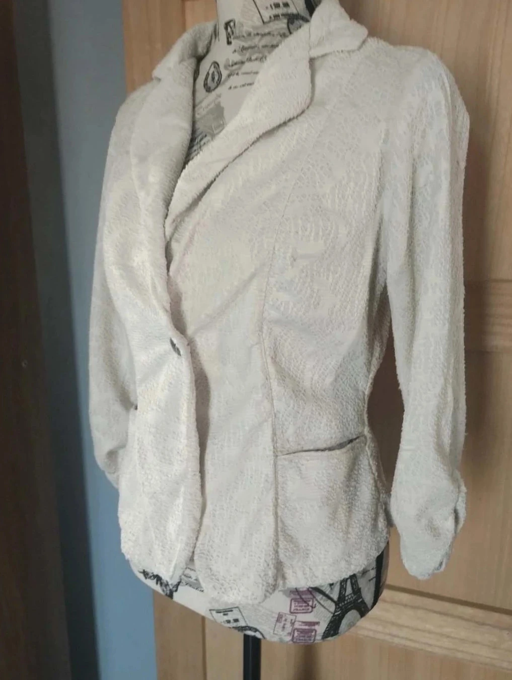 Lined lace cropped jacket, Great Land, Size 40 – photo 2